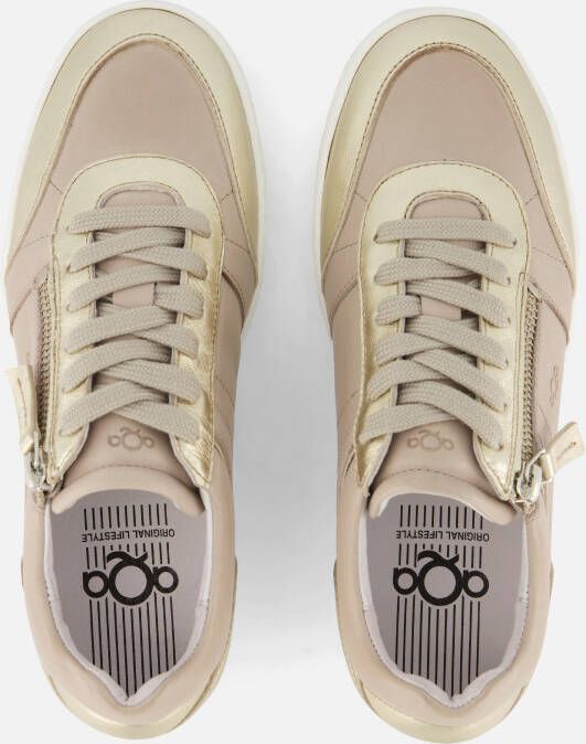 Aqa Sneakers taupe Leer