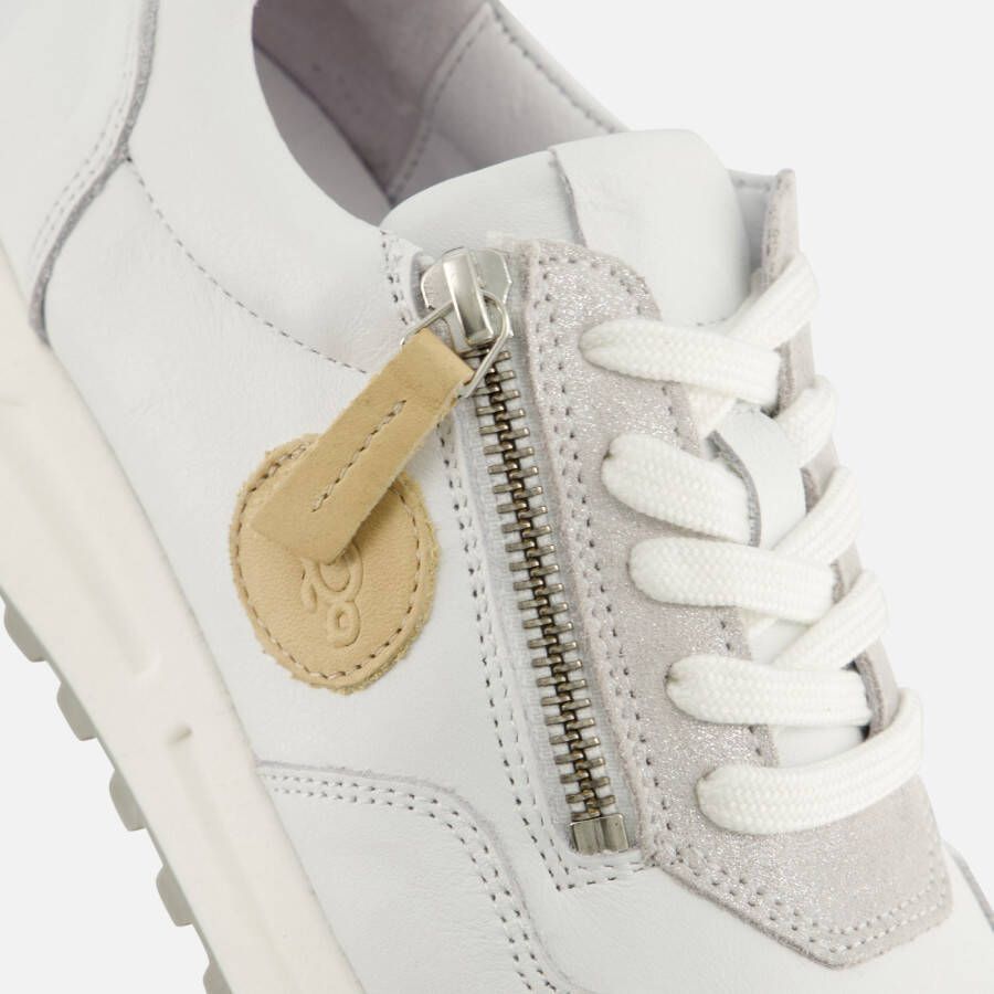 Aqa Sneakers wit Leer