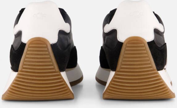 Aqa Sneakers zwart Leer