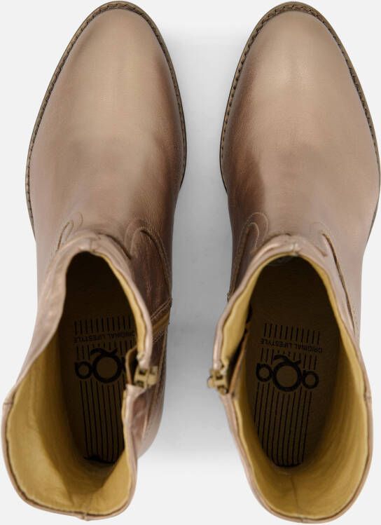 Aqa Cowboylaarzen metallic Leer