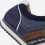 Australian Blauwe Suède Lage Sneakers Camaro Multicolor - Thumbnail 15
