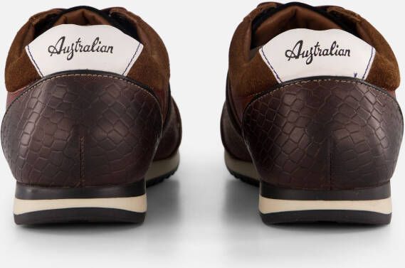 Australian Camaro Sneakers cognac Leer