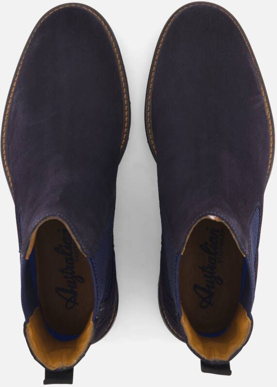 Australian Manhattan Chelsea boots blauw Suede