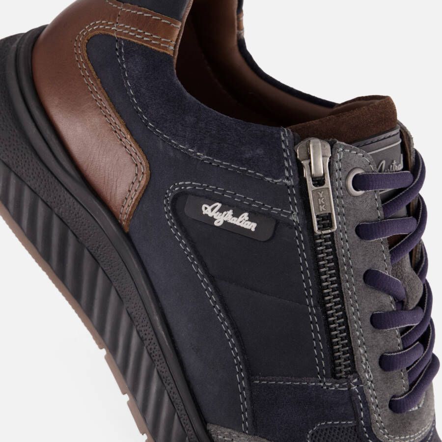 Australian Maurizio Sneakers blauw Leer