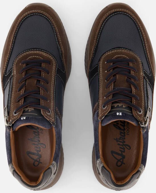 Australian Maurizio Sneakers blauw Leer