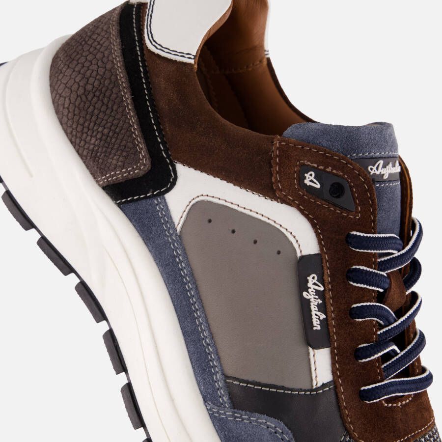 Australian Moreno Sneakers grijs Leer