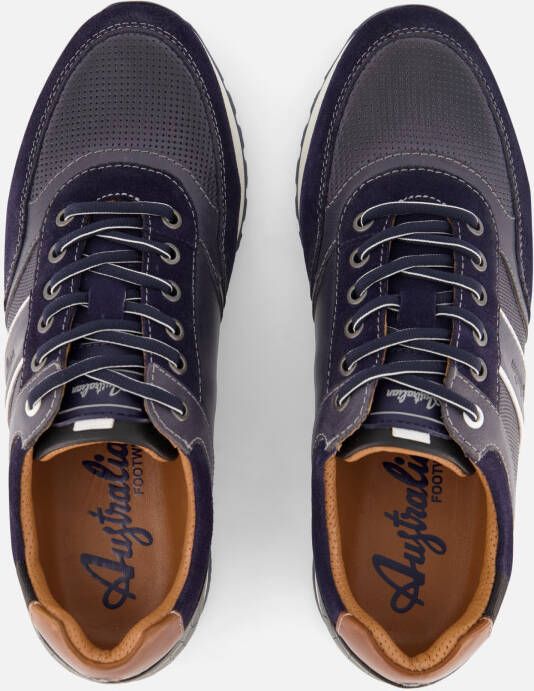 Australian Niagara Sneakeres blauw Leer