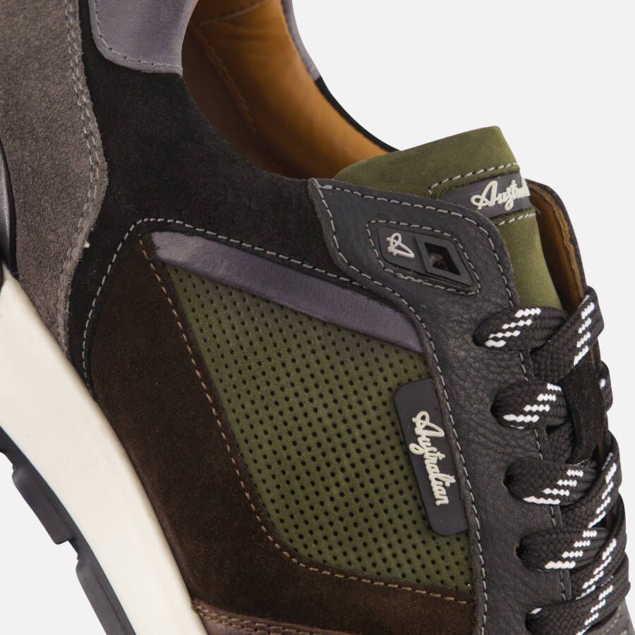 Australian Novecento Sneakers groen Nubuck