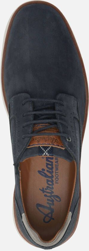 Australian Preston Sneakers blauw Leer