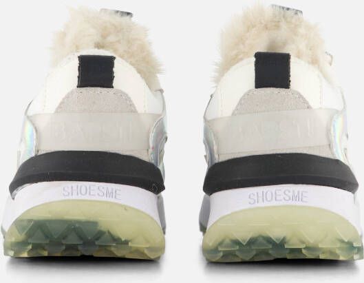 Barst! Sneakers wit Leer