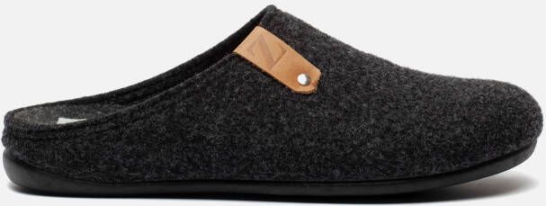 Basicz Pantoffels grijs Vilt 370414