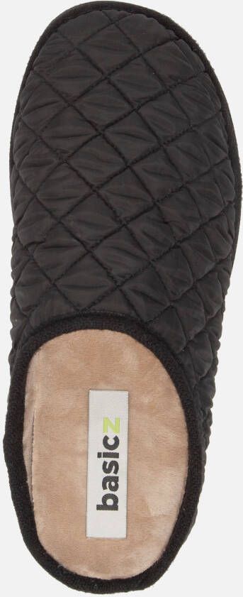 Basicz Pantoffels zwart Textiel 370519