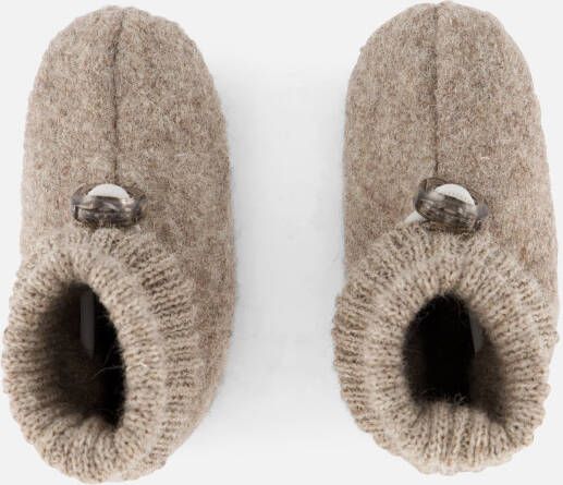 Bergstein cozy baby slofjes beige