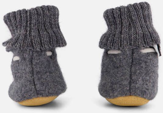 Bergstein cozy baby slofjes grijs
