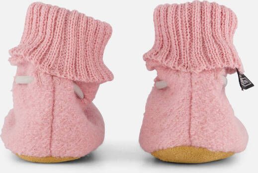 Bergstein cozy baby slofjes roze