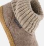 Bergstein Cozy Lux Pantoffels Sloffen Kids Beige - Thumbnail 12