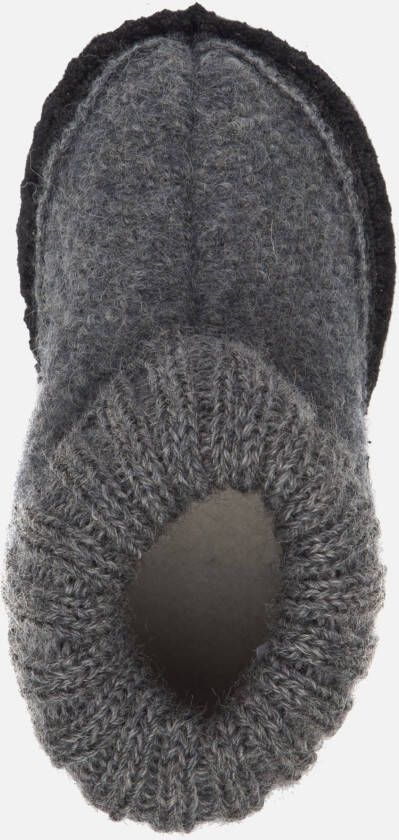 Bergstein Cozy slofjes grijs Schapenwol