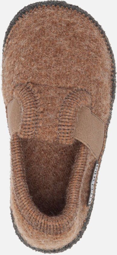 Bergstein Pantoffels bruin Textiel