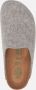Birkenstock Amsterdam Light Gray narrow VEG Felt Wooly Home Unisex Pantoffels Lichtgrijs - Thumbnail 6