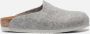Birkenstock Amsterdam Light Gray narrow VEG Felt Wooly Home Unisex Pantoffels Lichtgrijs - Thumbnail 7