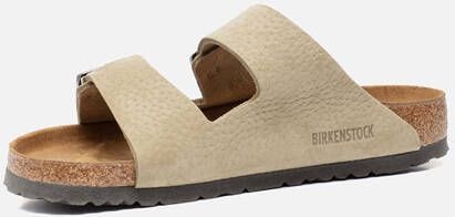 Birkenstock Arizona NU Desert Buck slippers groen