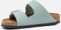 Birkenstock Arizona Dames Slippers Faded Aqua Narrow fit | Aqua | Nubuck - Thumbnail 5