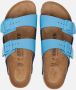 Birkenstock Arizona Dames Slippers Sky Blue Patent Narrow-fit Blauw Imitatieleer - Thumbnail 6