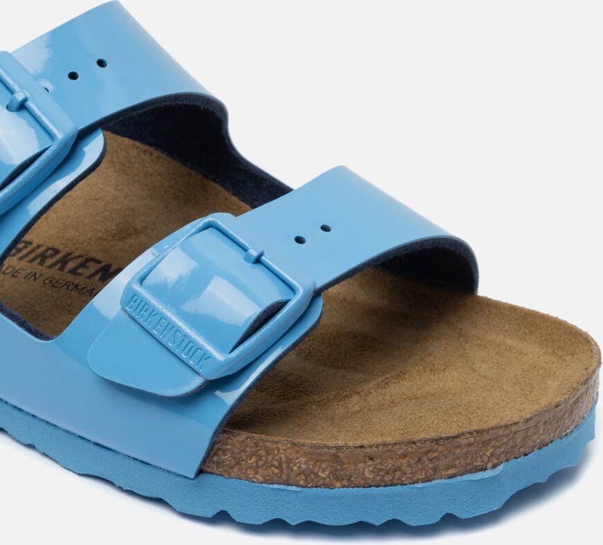 Birkenstock Arizona Sandalen blauw Lak