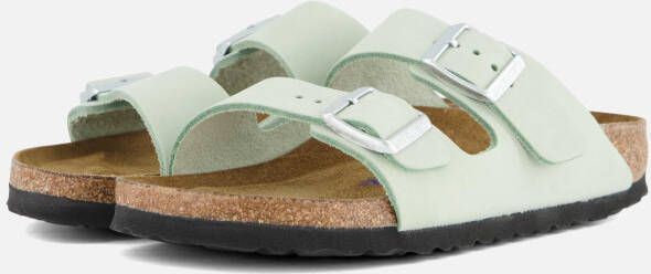 Birkenstock Arizona Sandalen groen Suede