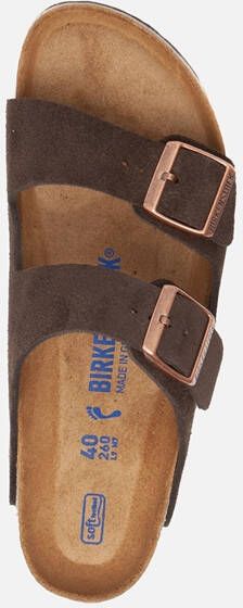 Birkenstock Arizona SFB slippers bruin Nubuck