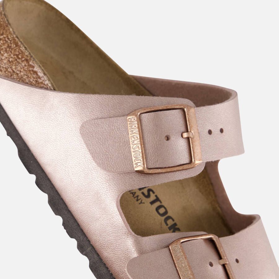Birkenstock Arizona Slippers brons Synthetisch