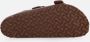 Birkenstock Chocoladebruine Dubbele Band Sandalen Brown Unisex - Thumbnail 8