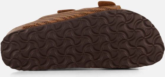 Birkenstock Arizona Slippers bruin Synthetisch