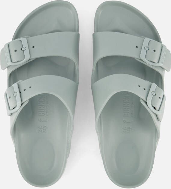 Birkenstock Arizona Slippers grijs Eva
