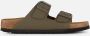 Birkenstock Arizona Slippers grijs Leer - Thumbnail 5