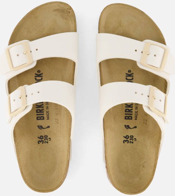Birkenstock Arizona Slippers wit Synthetisch