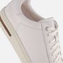 Birkenstock Witte Leren Sneakers met Verwijderbaar Kurk-Latex Voetbed White - Thumbnail 8