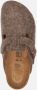 Birkenstock Wollen Boston Klompen Smalle Pasvorm Bruin Unisex - Thumbnail 11
