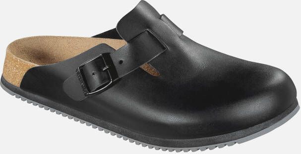 Birkenstock Boston instappers zwart