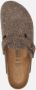 Birkenstock Wollen Boston Klompen Smalle Pasvorm Brown Unisex - Thumbnail 10