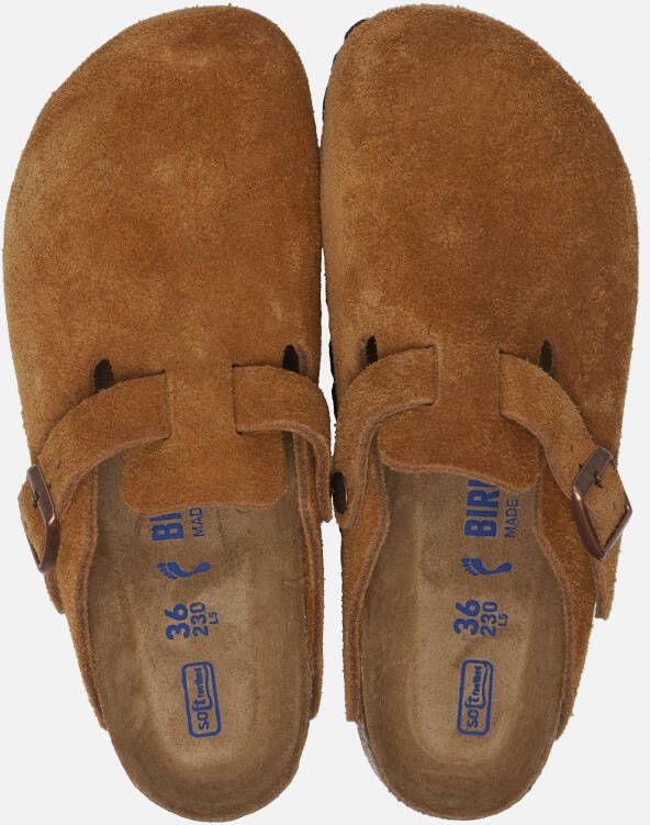 Birkenstock Boston Soft instappers cognac