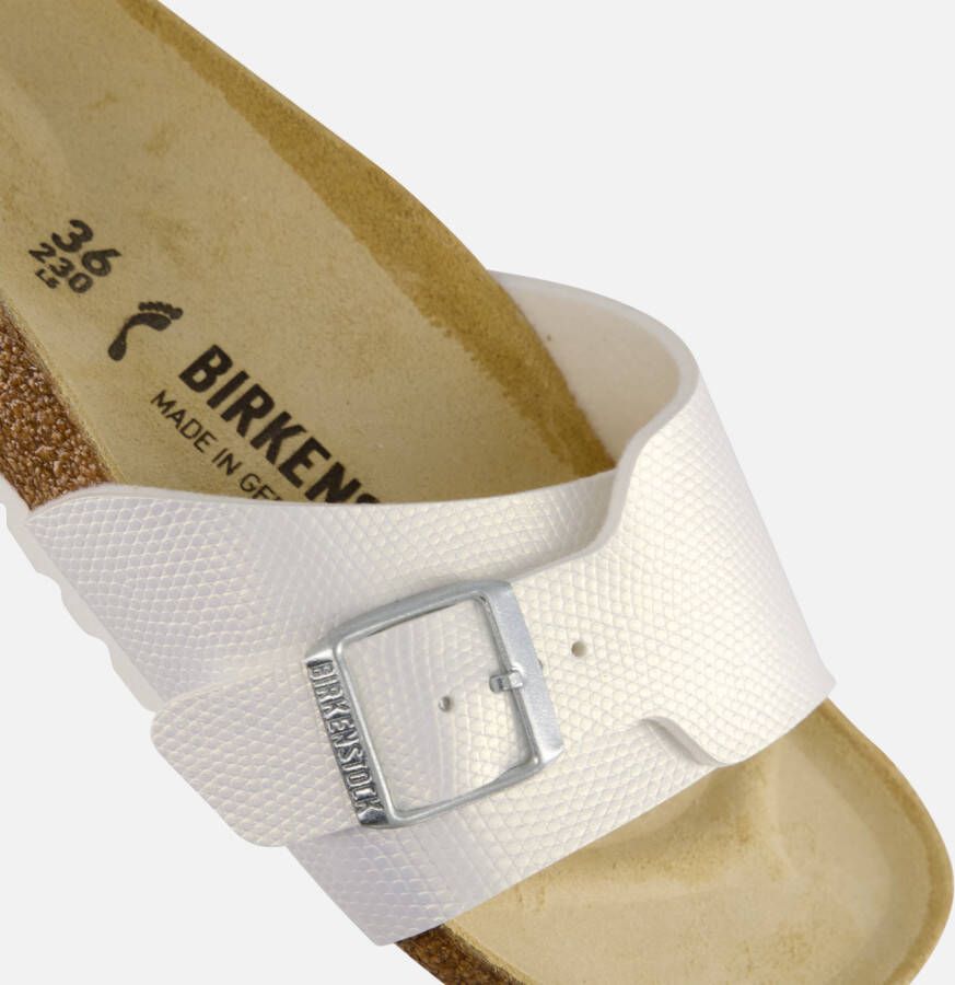 Birkenstock Catalina Sandalen wit Imitatieleer