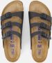 BIRKENSTOCK Slippers Dames Soft Foodbed Maat: 36 Materiaal: Leer Kleur: Zwart - Thumbnail 8