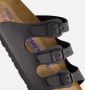 BIRKENSTOCK Slippers Dames Soft Foodbed Maat: 36 Materiaal: Leer Kleur: Zwart - Thumbnail 10