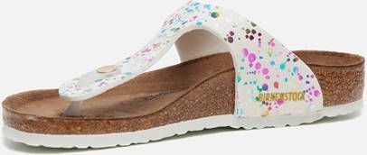 Birkenstock Gizeh Confetti slippers wit