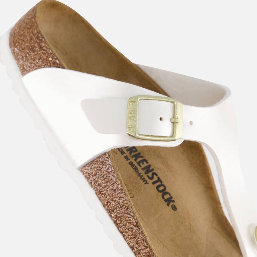 Birkenstock Gizeh Slippers wit Synthetisch