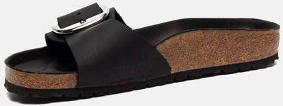 Birkenstock Madrid Big Buckle slippers zwart