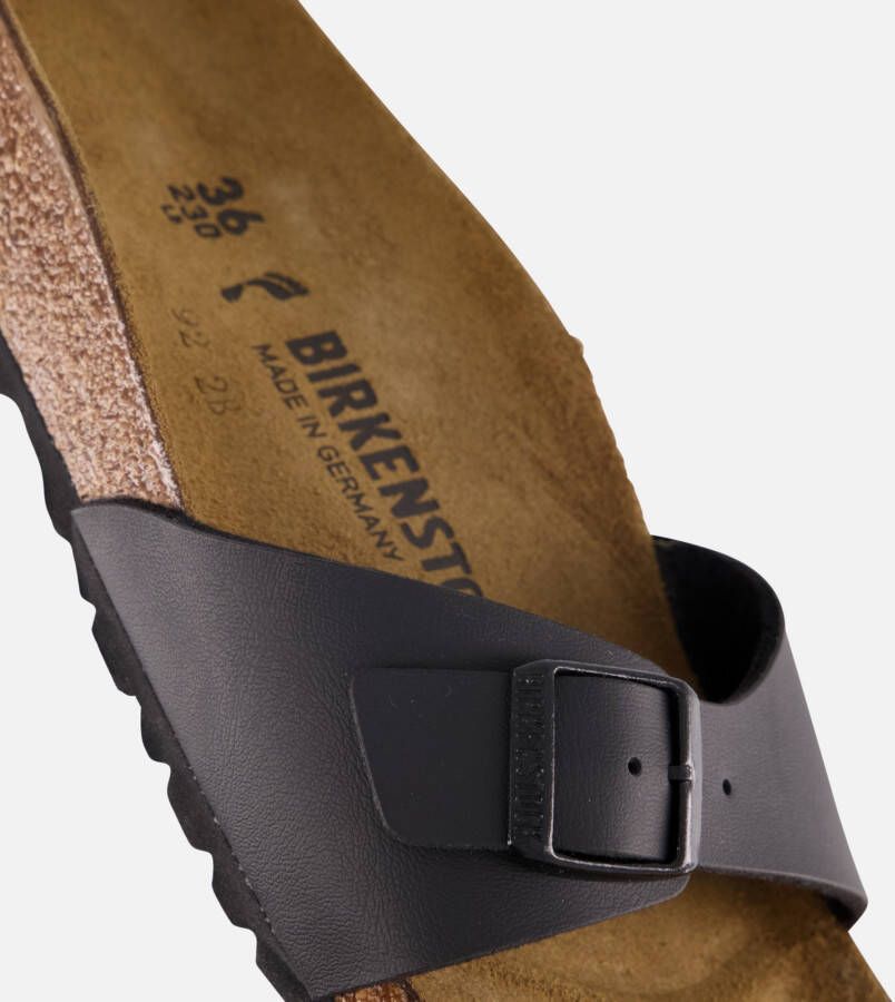 Birkenstock Madrid Slippers zwart Synthetisch