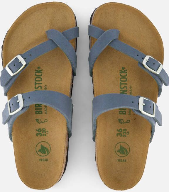 Birkenstock Mayari Slippers blauw Synthetisch