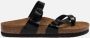 Birkenstock Mayari Dames Slippers Black Patent Narrow fit | Zwart | Imitatieleer - Thumbnail 3
